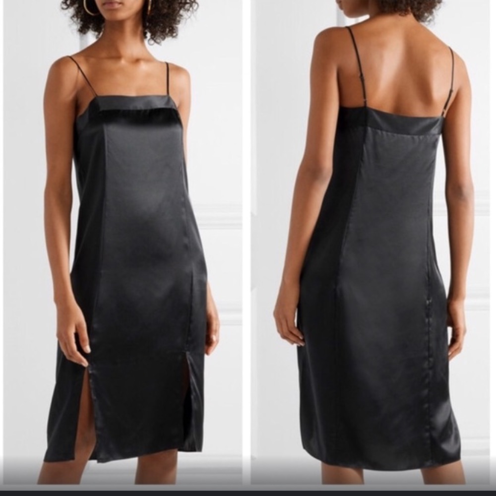 Equipment silk slip dress